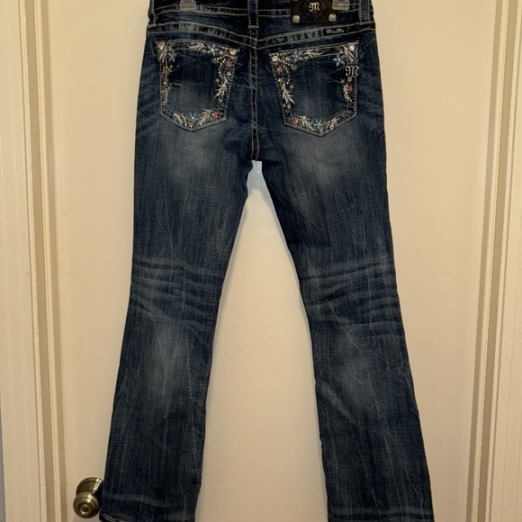 EUC excellent MissMe sz 30 jeans color:med 270 inseam 32 Style NO:JV83018V - Picture 13 of 13